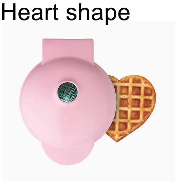Mini Waflera Eléctrica Corazón
