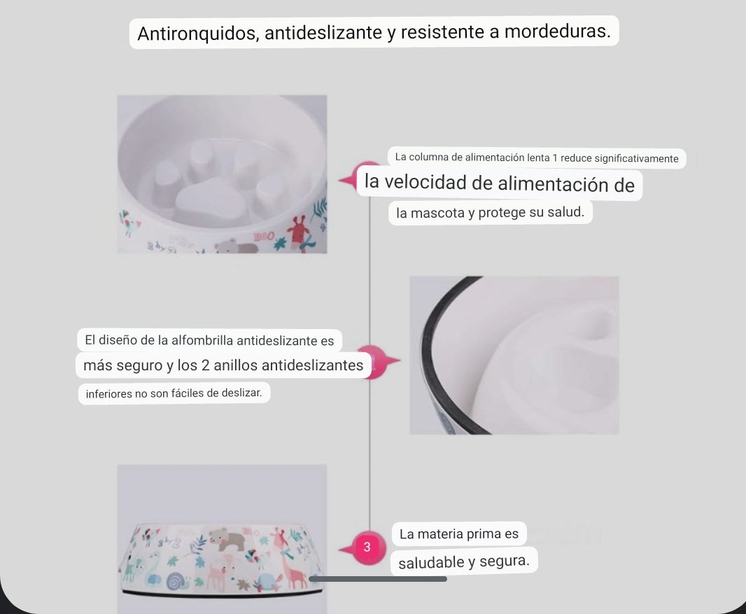 Plato Antiestress  de Melamine