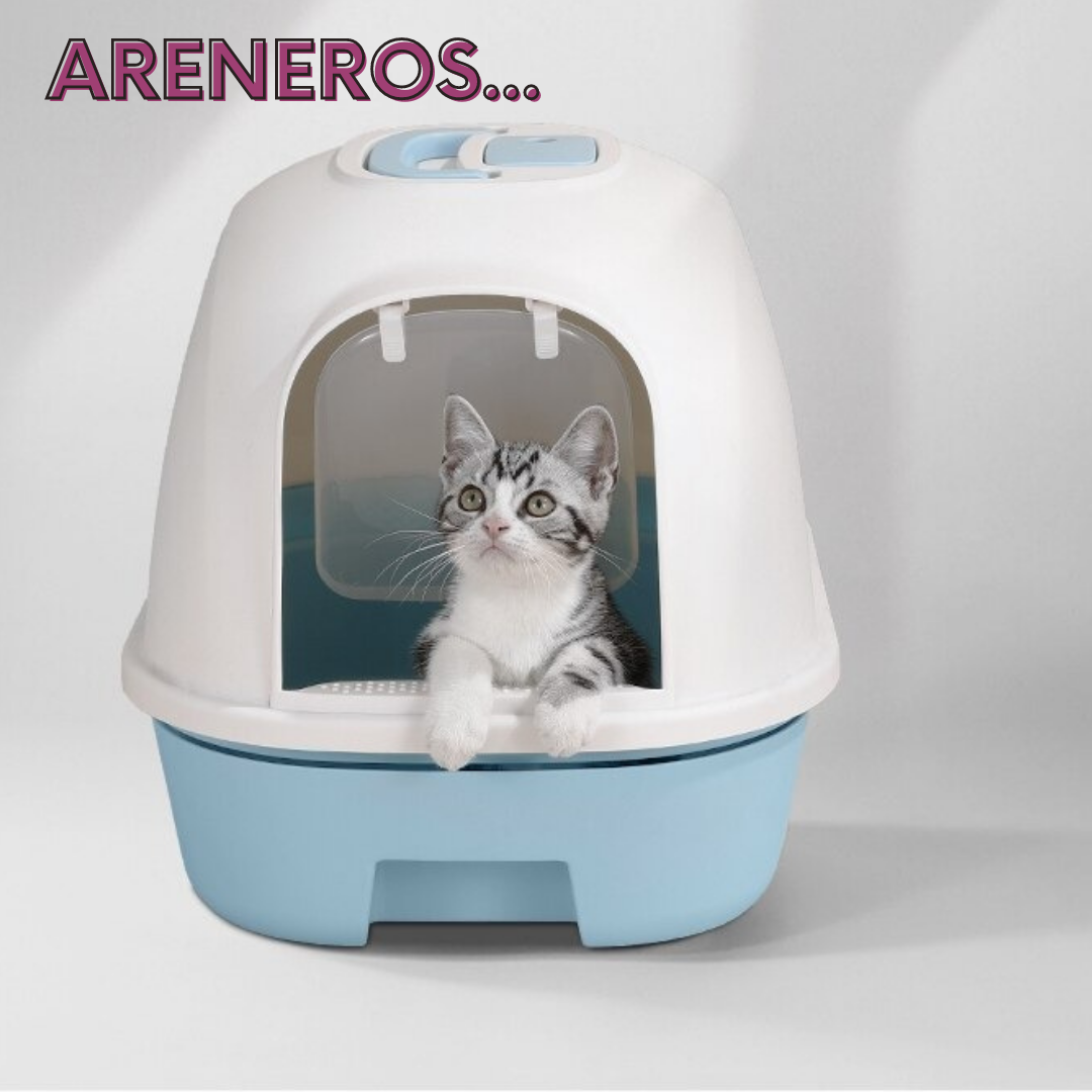 Arenero para Gato con Bandeja